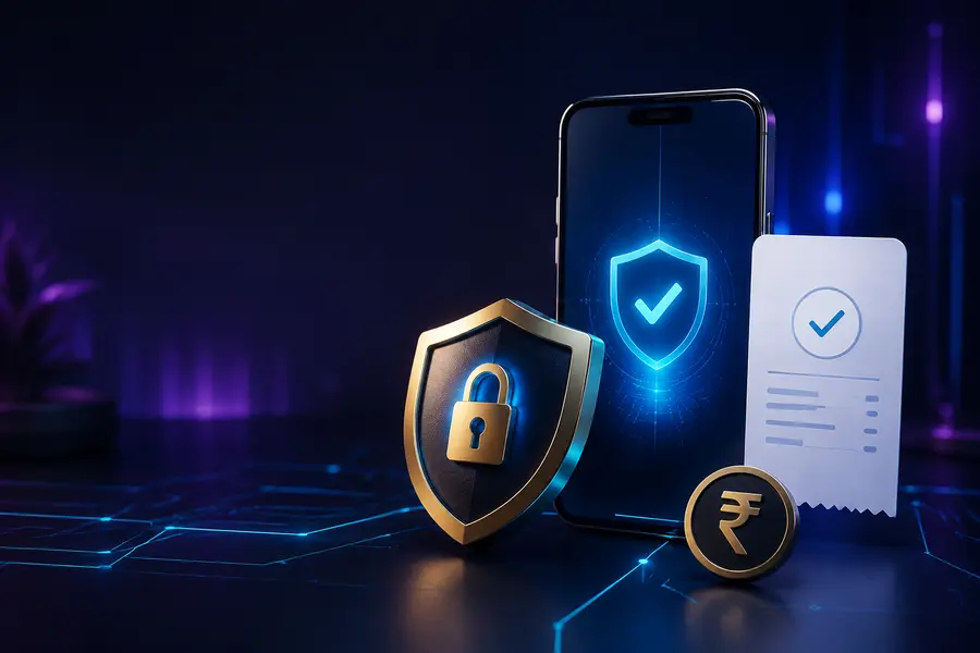 Digital payment safety concept for India